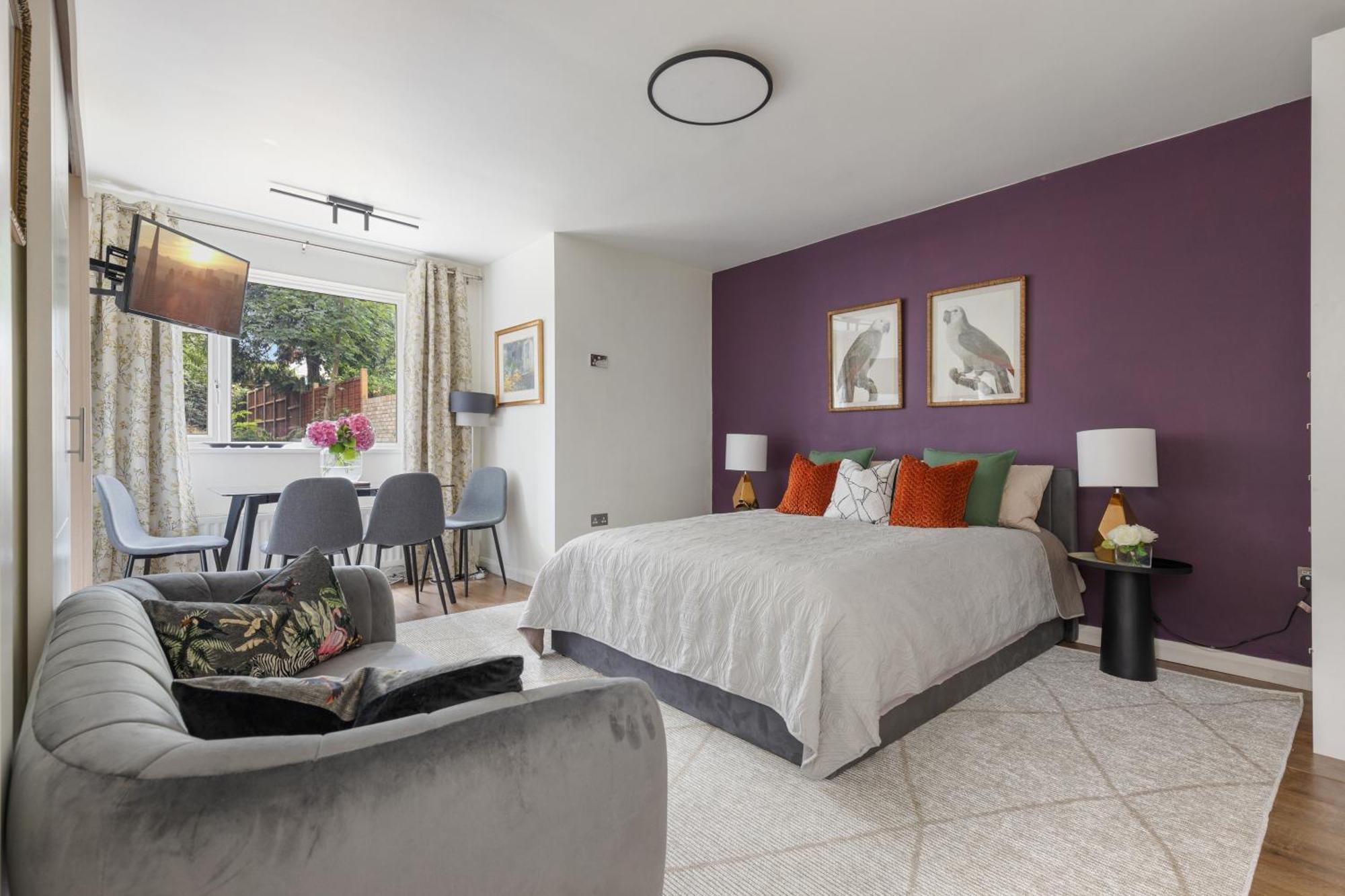 King Studio Apartment With Garden And Parking Ealing Eksteriør billede